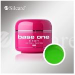 neon 20 Medium Green = 18F base one żel kolorowy gel kolor SILCARE 5 g